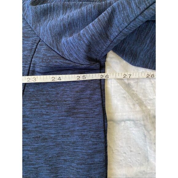 Reebok men 2XL dri fit quarter zip Longsleeve pullover navy blue - Picture 10 of 10